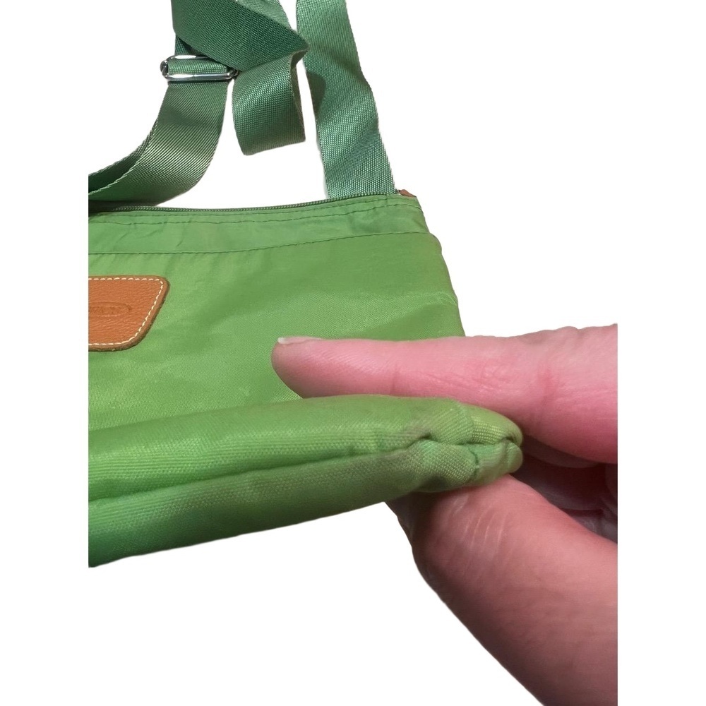 Brics Green Crossbody Bag With Adjustable Strap Zipper Closure Unisex - Picture 5 of 15